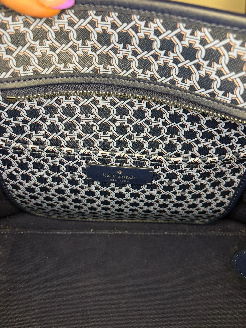 kate spade stylish navy